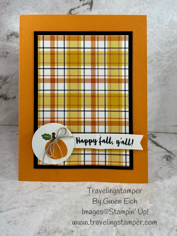 Fall Pumpkin Card