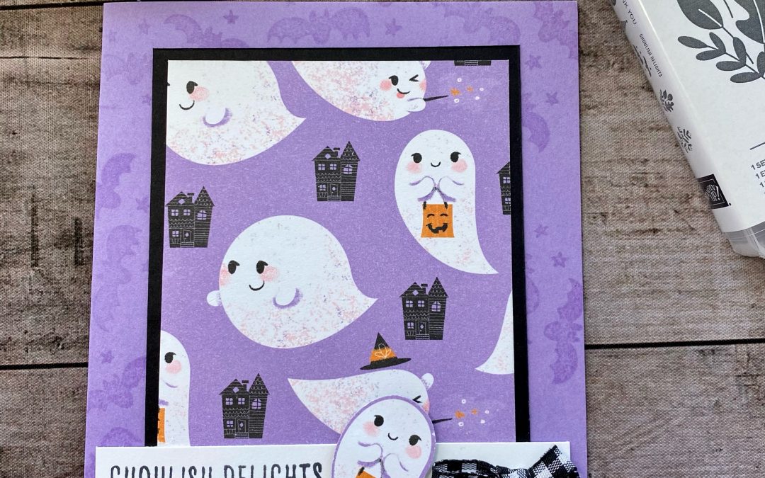 Cute Halloween Ghost Card