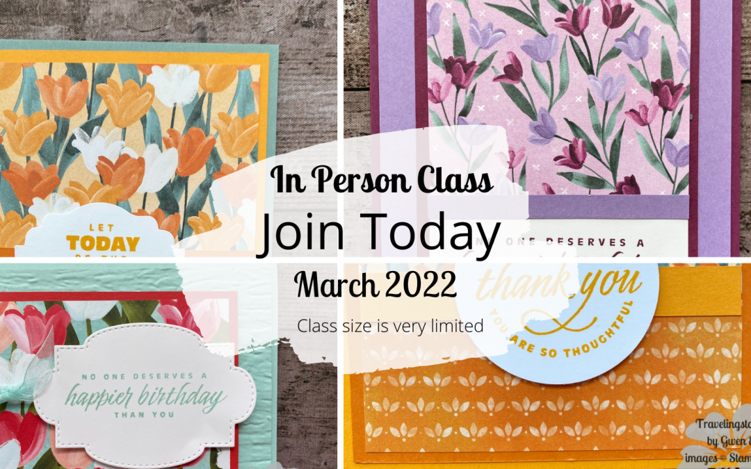 March In Person Classes!