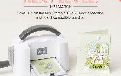 Mini Stampin’ Cut & Emboss Machine is on sale!!