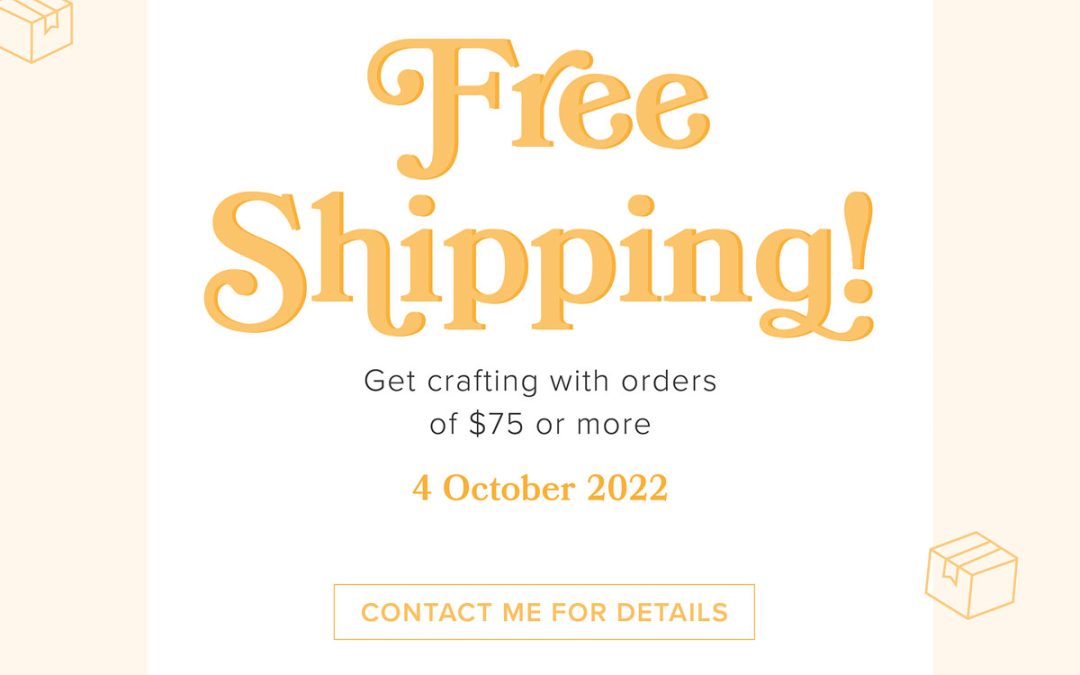 Free Shipping October 4th