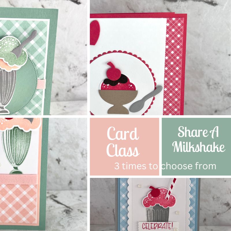 Share A Milkshake Card Class in Cedar Falls, IA  