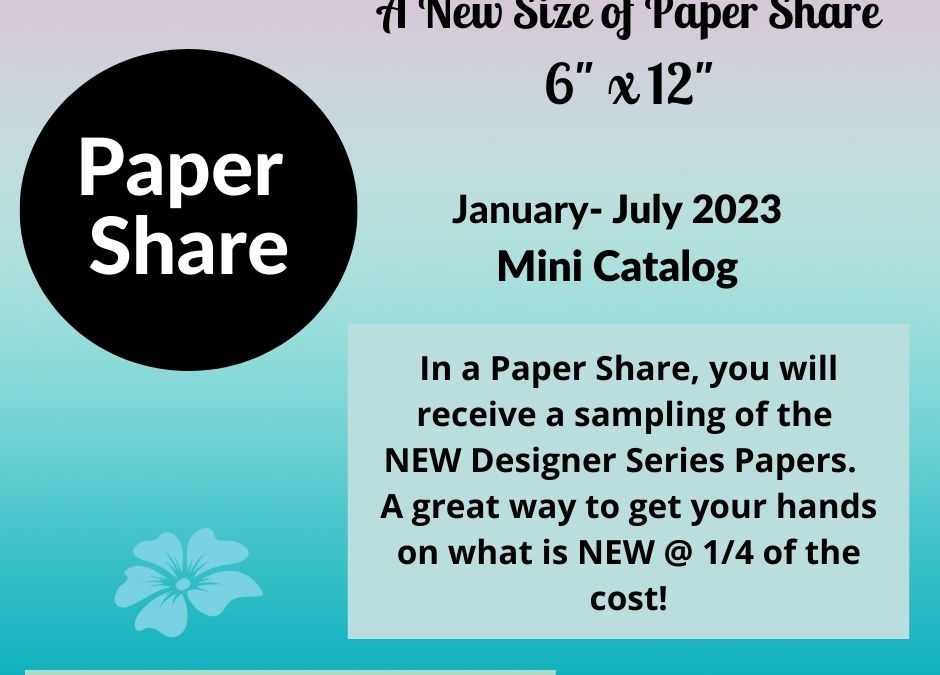 January – April 2023 Paper Share