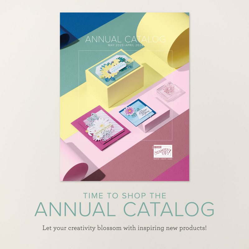 Join me in this years Annual Catalog DSP share!  Get a 1/4 package of each of the newly released Designer Series Papers.