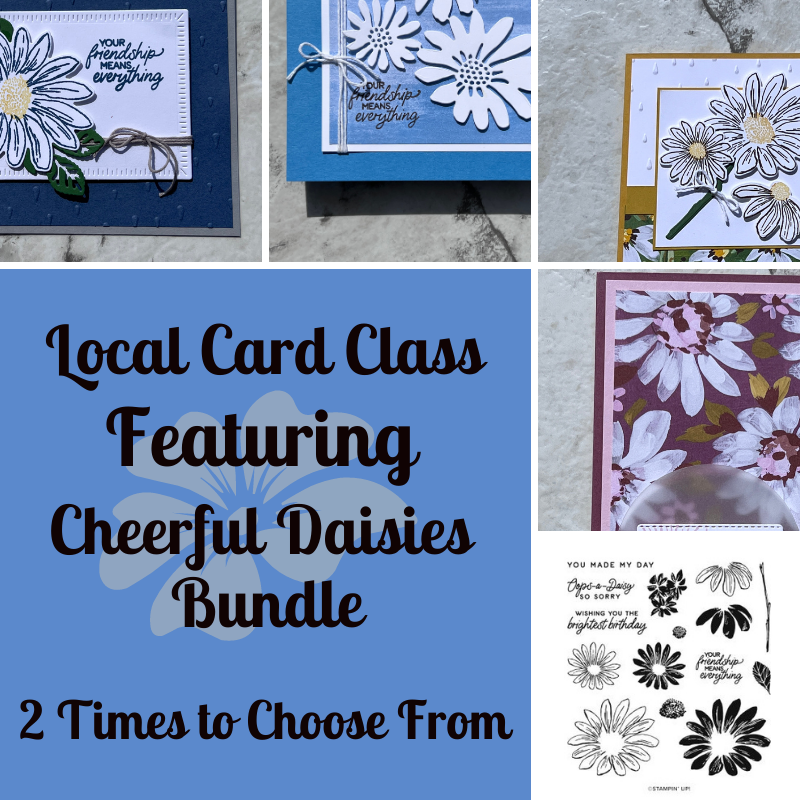 Cheerful Daisies Card Class | Traveling Stamper