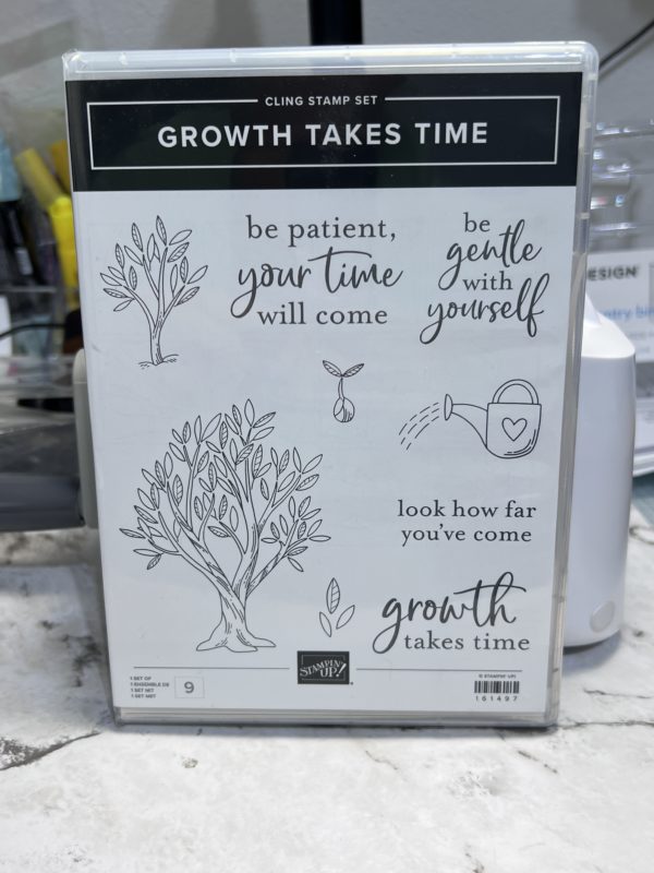 Growth Takes Time retired Stampin up stamp set