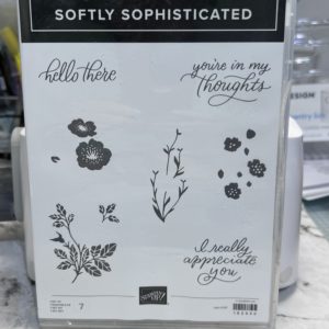 Softly Sophisticated Stamp set stampin up retired Saleabration