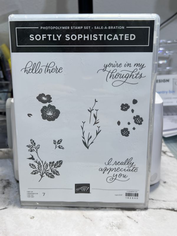 Softly Sophisticated Stamp set stampin up retired Saleabration