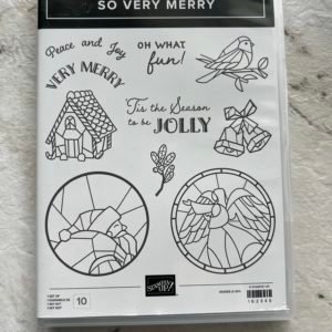 'Stampin' Up! So Very Merry - Retired Photopolymer Stamp Set