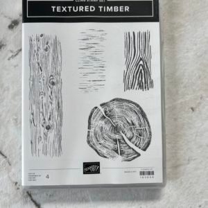 Textured Timber Stampin' Up! Retired Cling Stamp Set