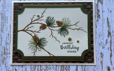 Masculine Birthday Card with Branching Out Bundle