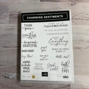 Charming Sentiments Stampin' Up! Photopolymer Bundle Retired
