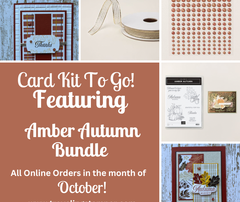 Fall Card Kit To Go Featuring the Amber Autumn Bundle