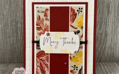 Easy Fall Thank You Card