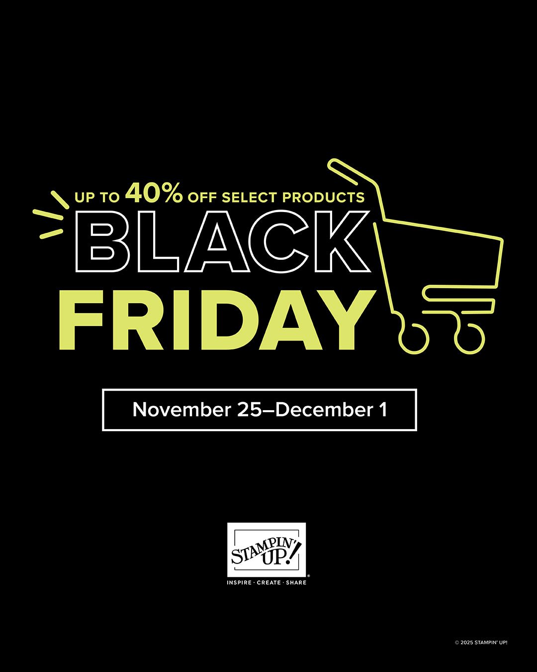 Stampin' Up! Black Friday Sale