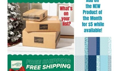 Stampin’ Up! Free Shipping December 2025 Starts December 10–12