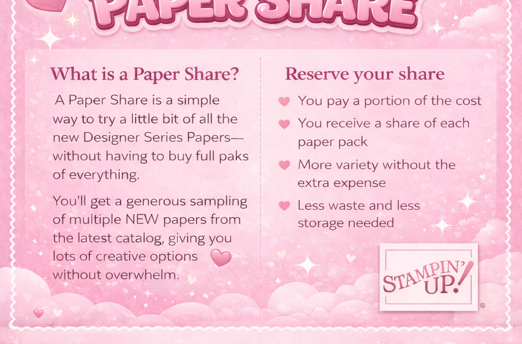 Paper Share 2026 – Designer Series Paper Share