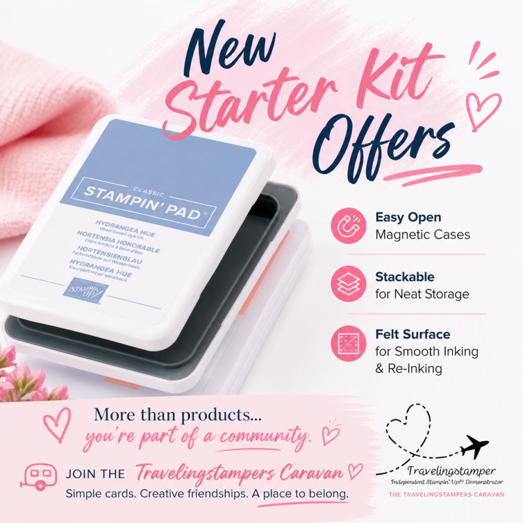Stampin Up Starter Kit May 2026 offer with free ink pads or extra products