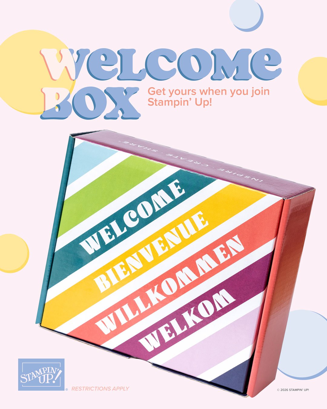 【未開封ペーパーラスト】STAMPIN' UP! カードストック 10冊セット Stampin' Up! Starter Kit & Welcome Box (2026)