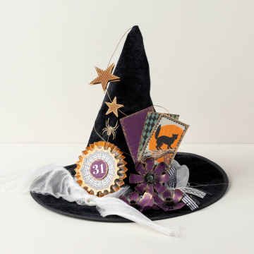 Witchy Whimsy Hat Kit Halloween craft project