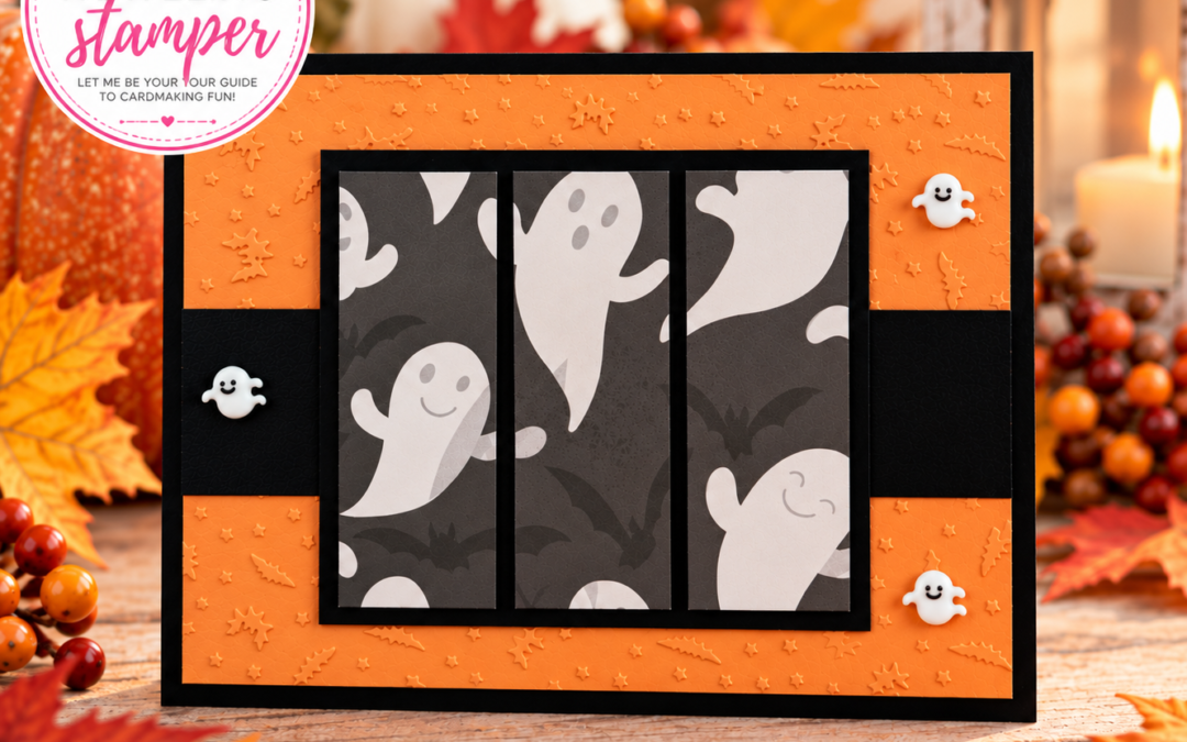 Quick & Easy Halloween Ghost Card + Free Tutorial
