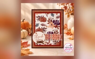 Autumn Opulence Thank You Card – Easy Fall Cardmaking