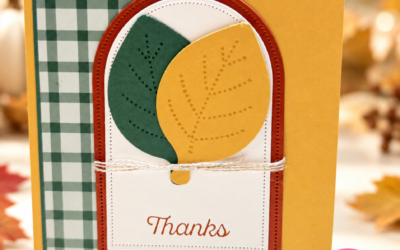 Simple Fall Thank You Card with the Simply Leaves Bundle